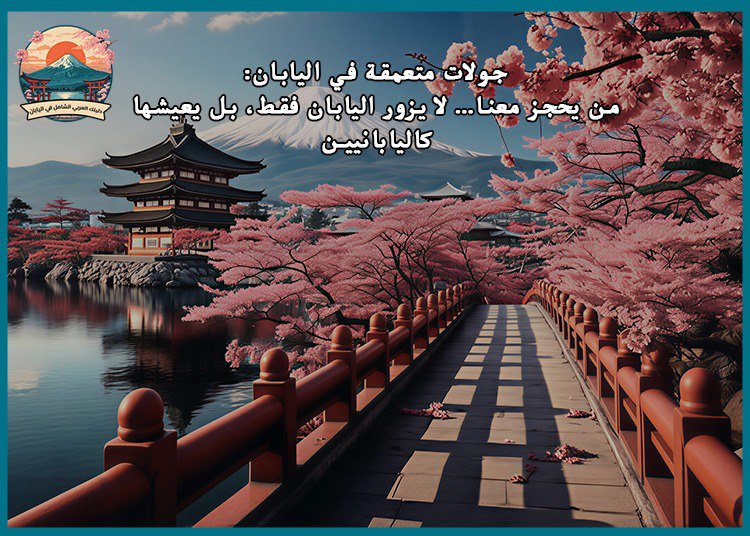 جولات متعمقة في اليابان: من يحجز معنا… لا يزور اليابان فقط، بل يعيشها كاليابانيين