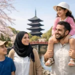 تجربة عائلة عربية في كيوتو بكل راحة