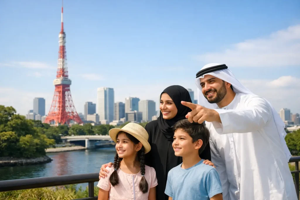 أفضل أنشطة طوكيو للعائلة العربية في رحلة مريحة